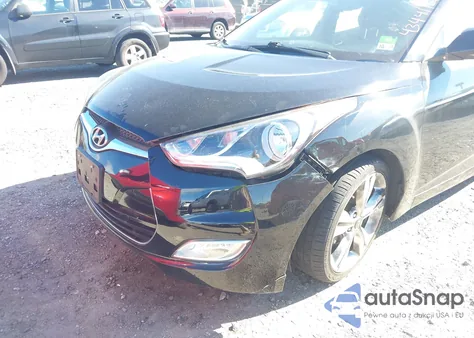 2017 Hyundai Veloster Value Edition z USA, uszkodzony, nr VIN KMHTC6AD9HU324489